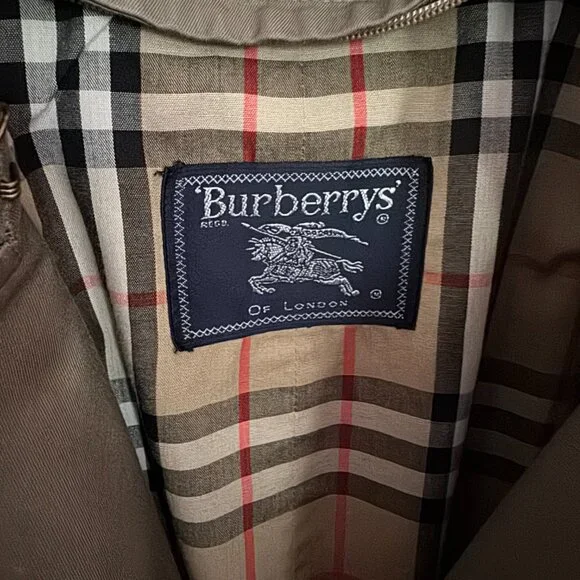 Vintage Burberry Double Breasted Trench Coat - Picture 5 of 12